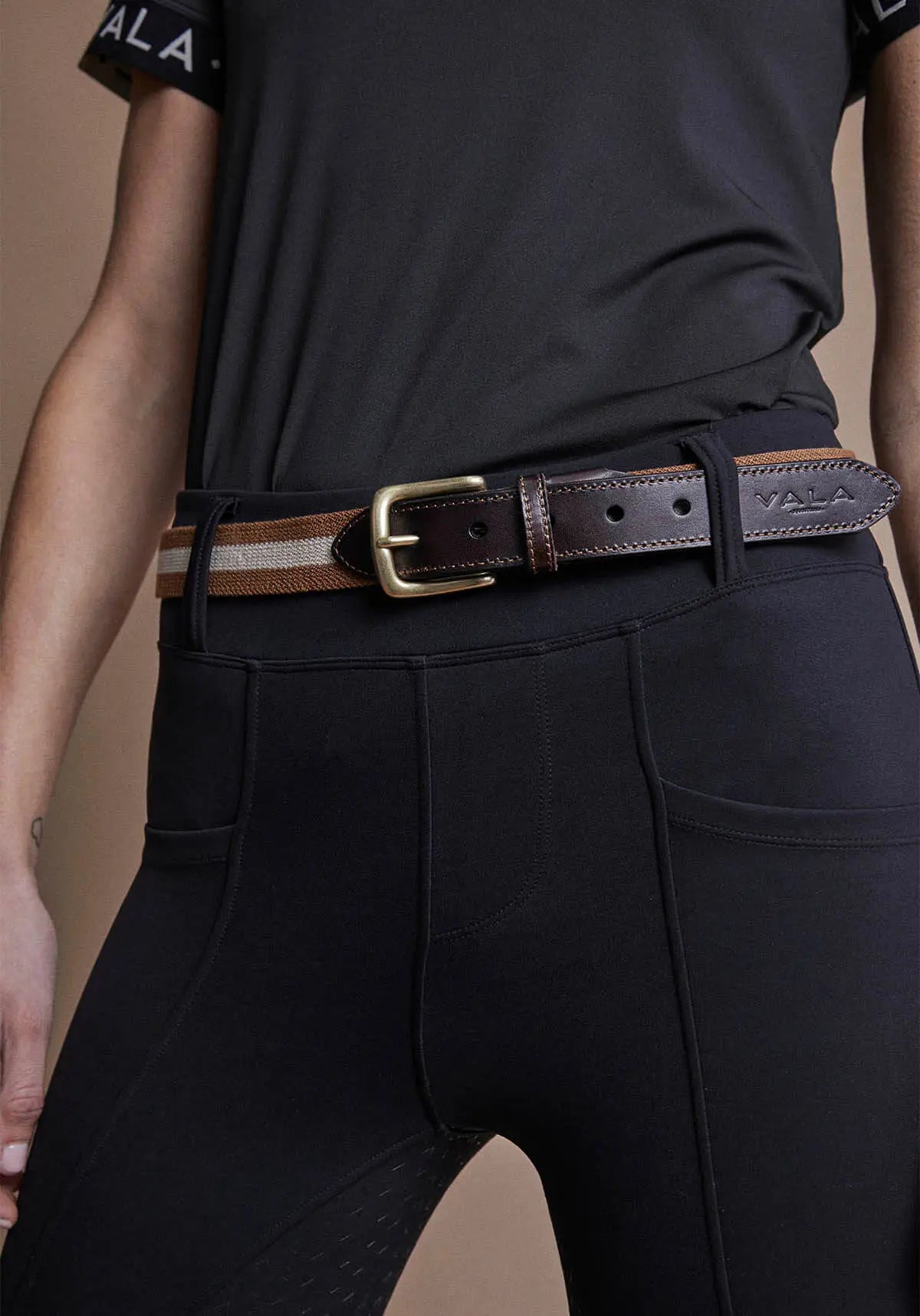 VALA LINES BELT BROWN - Vala